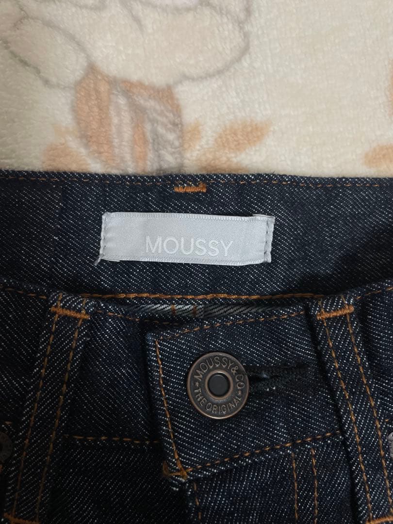 b*9様 MOUSSY ダークデニム フレアパンツ