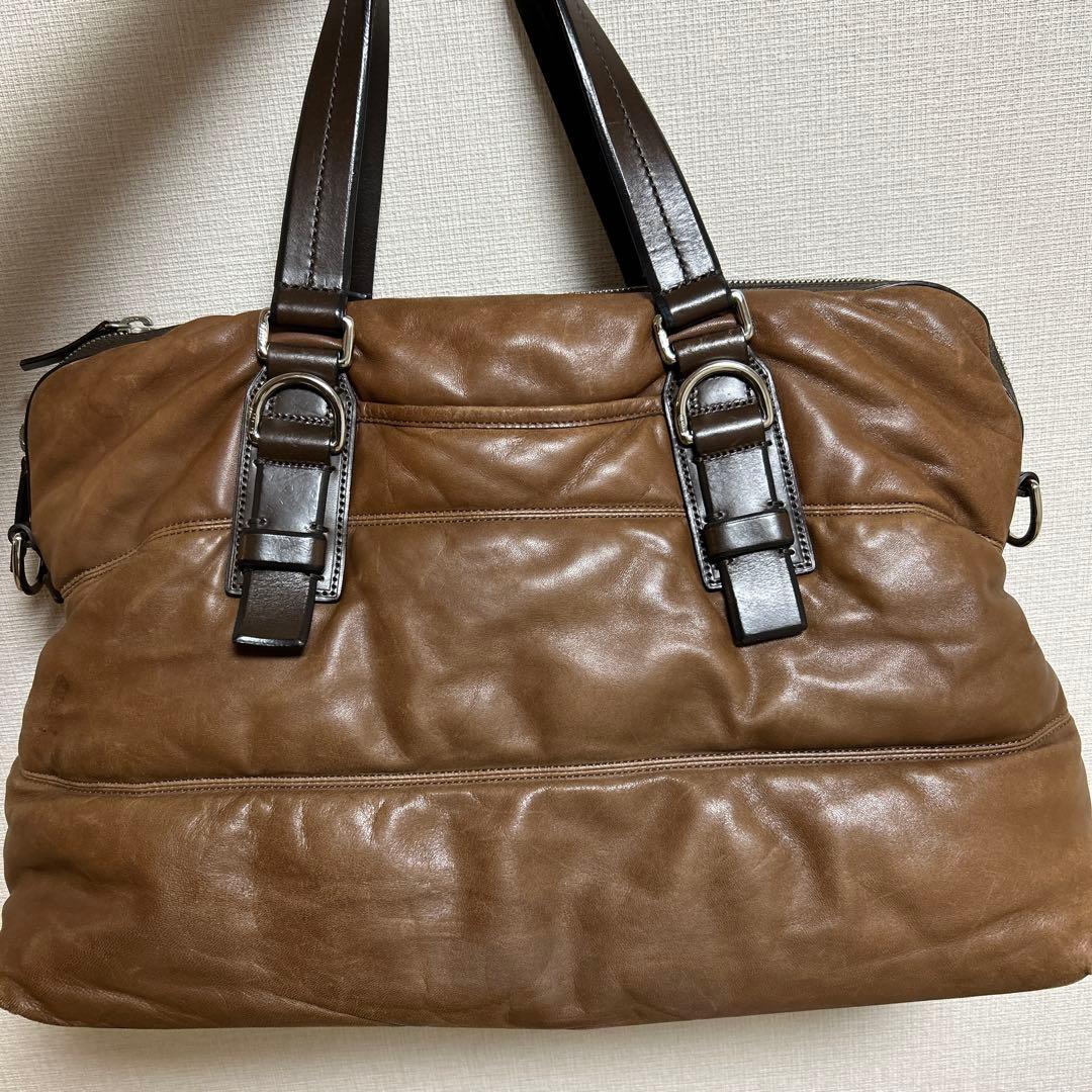 coach ボストンバック　本革