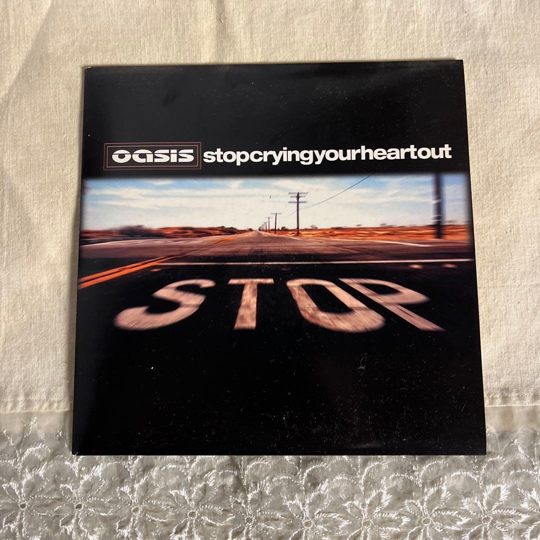 7インチ◾️oasis オアシス Stop Crying〜 レコード シングル
