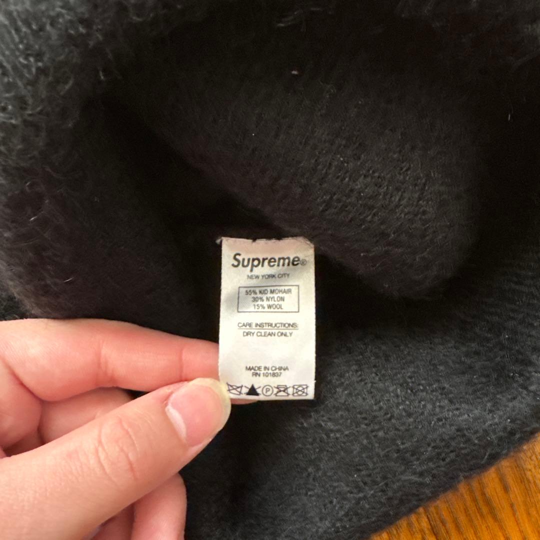 supreme モヘヤ　ニット帽