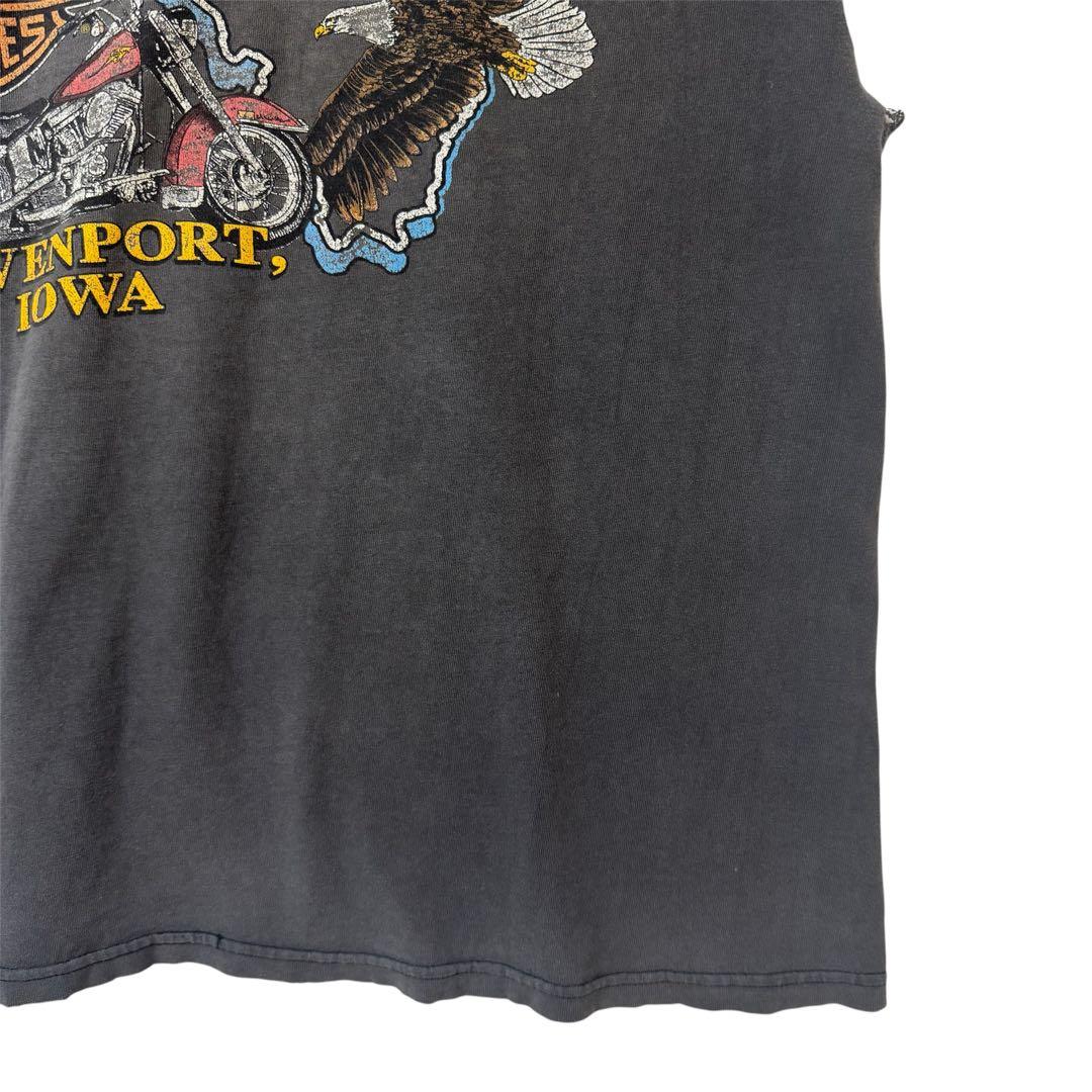 USA製 Harley-Davidson 両面 ノースリーブ Tシャツ フェード