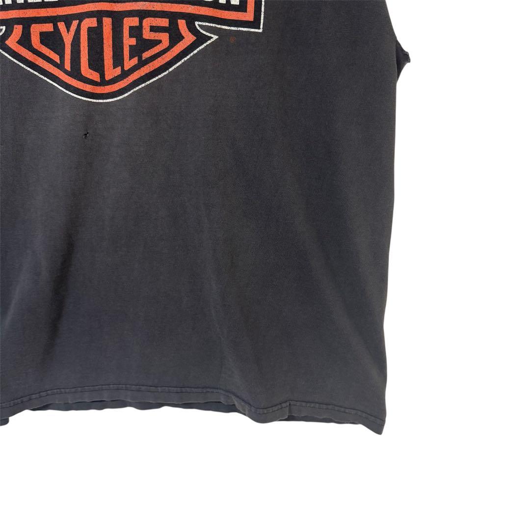 USA製 Harley-Davidson 両面 ノースリーブ Tシャツ フェード