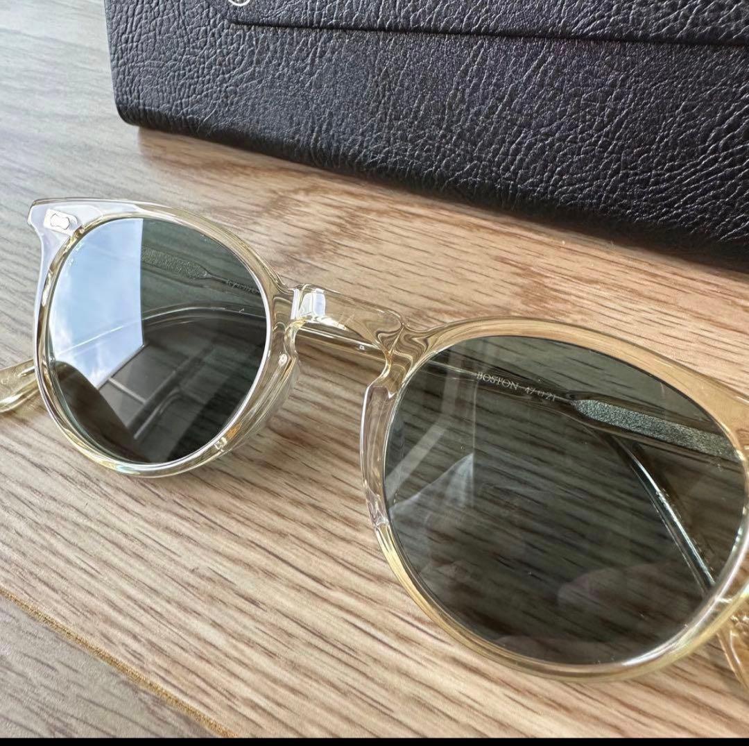 新品　ayame アヤメ BOSTON ボストン クリスタルゴールド サングラス