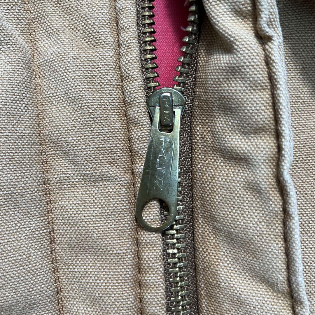 80s KEY キー USA製 ダックジャケット 2XL 茶系 中綿 7731