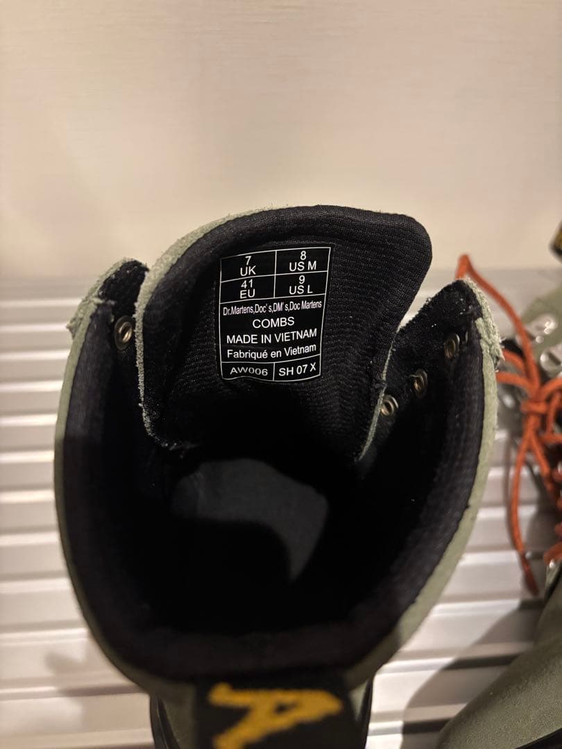 Dr. Martens カーキ　ワークブーツ UK7