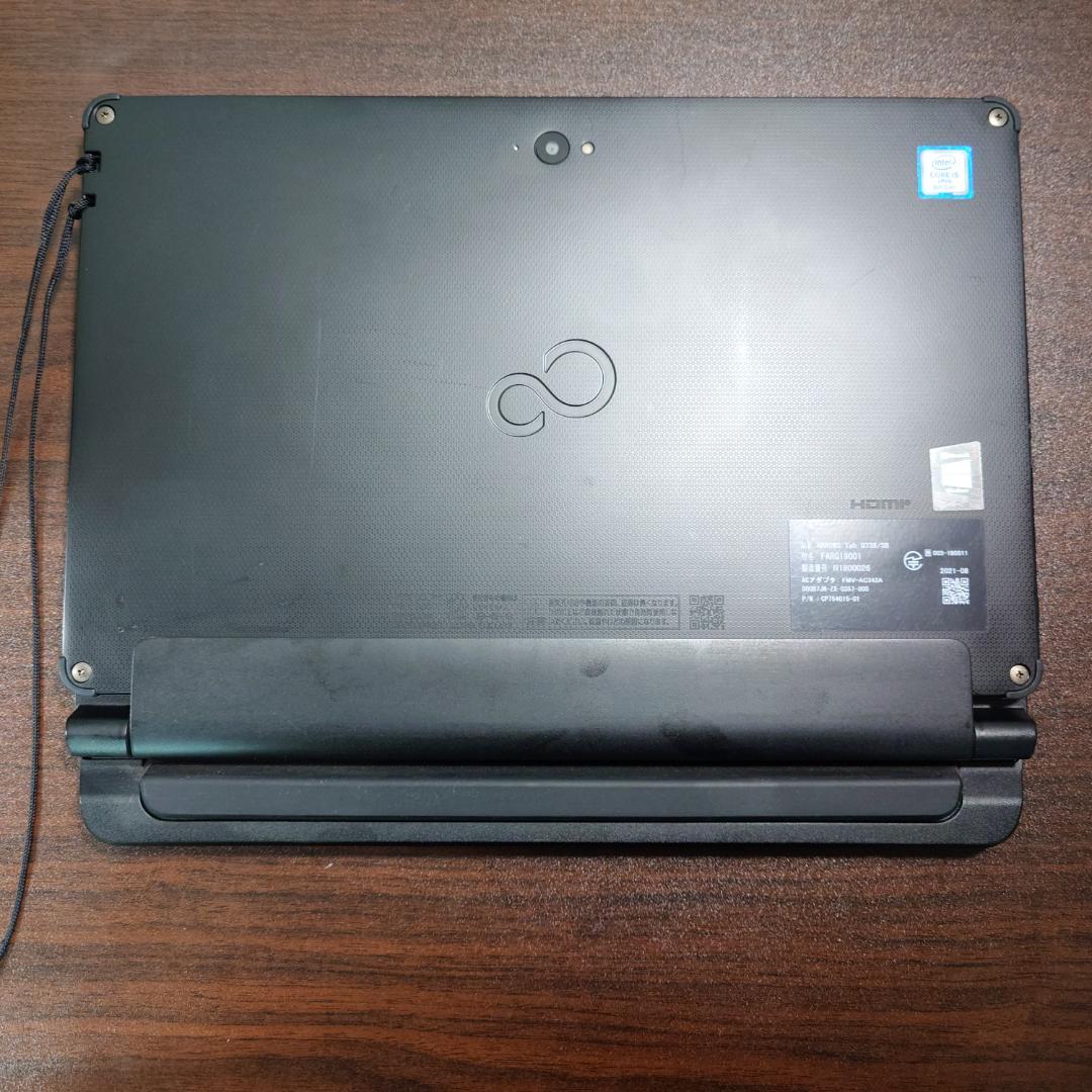 美品 最大容量98% 富士通 Arrows Tab Q738 Win11 Pro