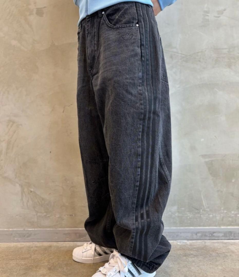 新品25】ADILENIUMシーズン3 バナナフィット ウォッシュドデニムパンツ