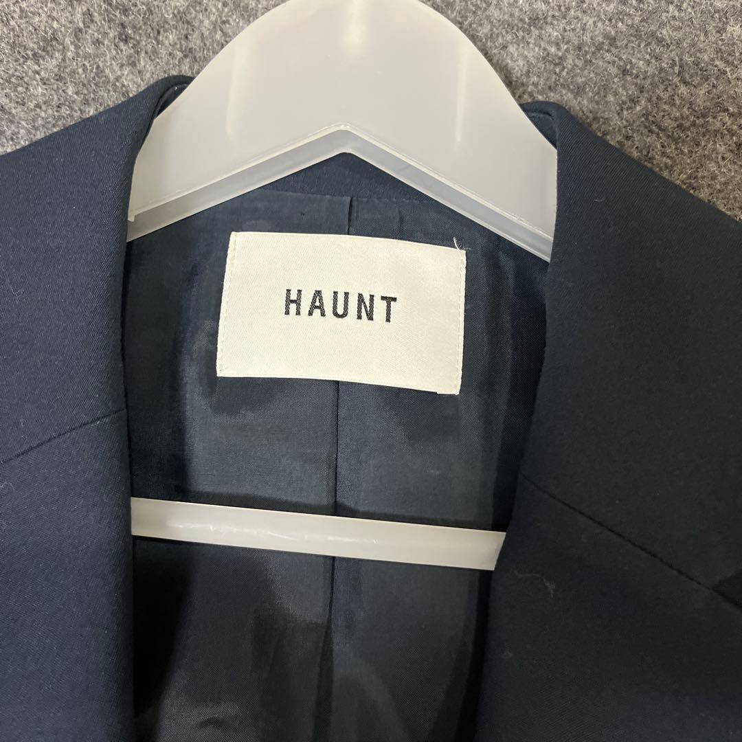 HAUNT ネイビー ダブルブレストジャケット 006
