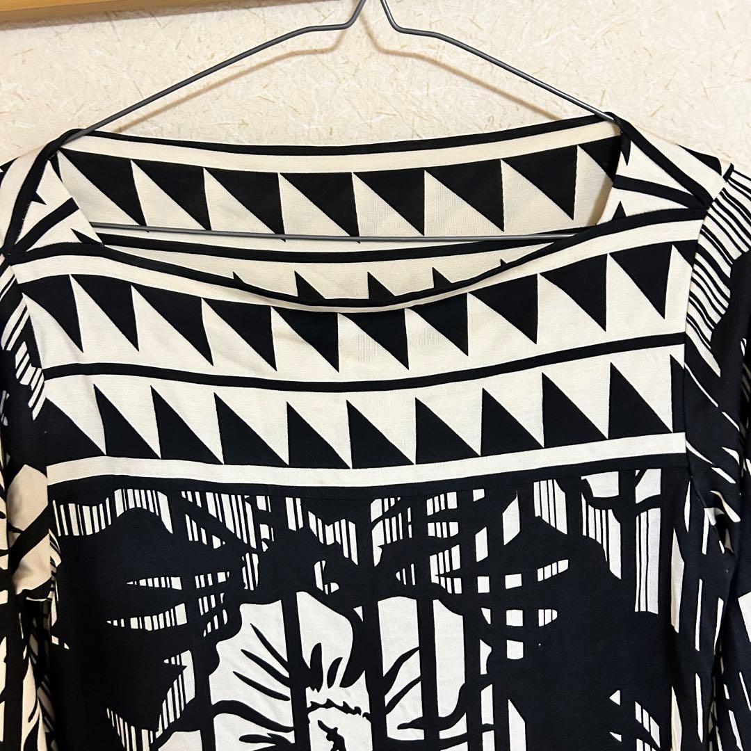 DIANE von FURSTENBERG シルク100% 花柄 膝丈ワンピース