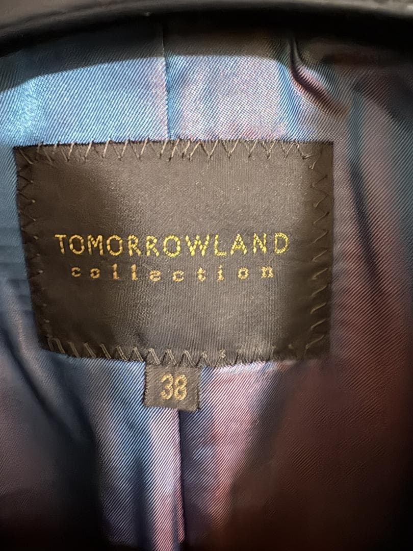 【美品】TOMORROWLAND ロングコート 38　カシミヤ100％