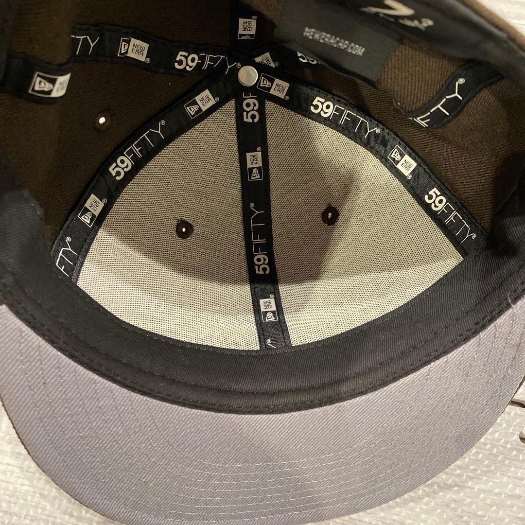 Supreme 59FIFTY ブラウン キャップ 7 3/8
