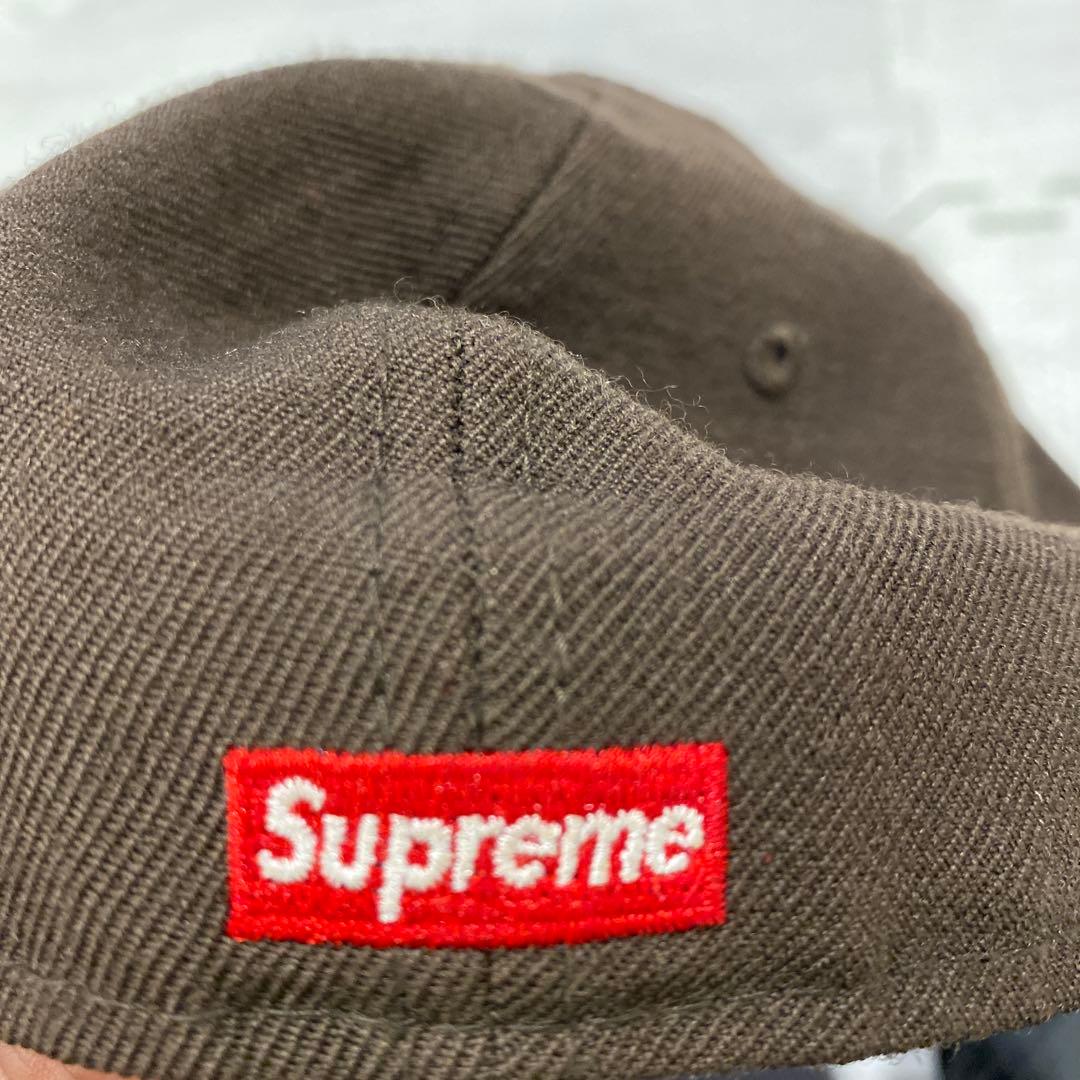 Supreme 59FIFTY ブラウン キャップ 7 3/8