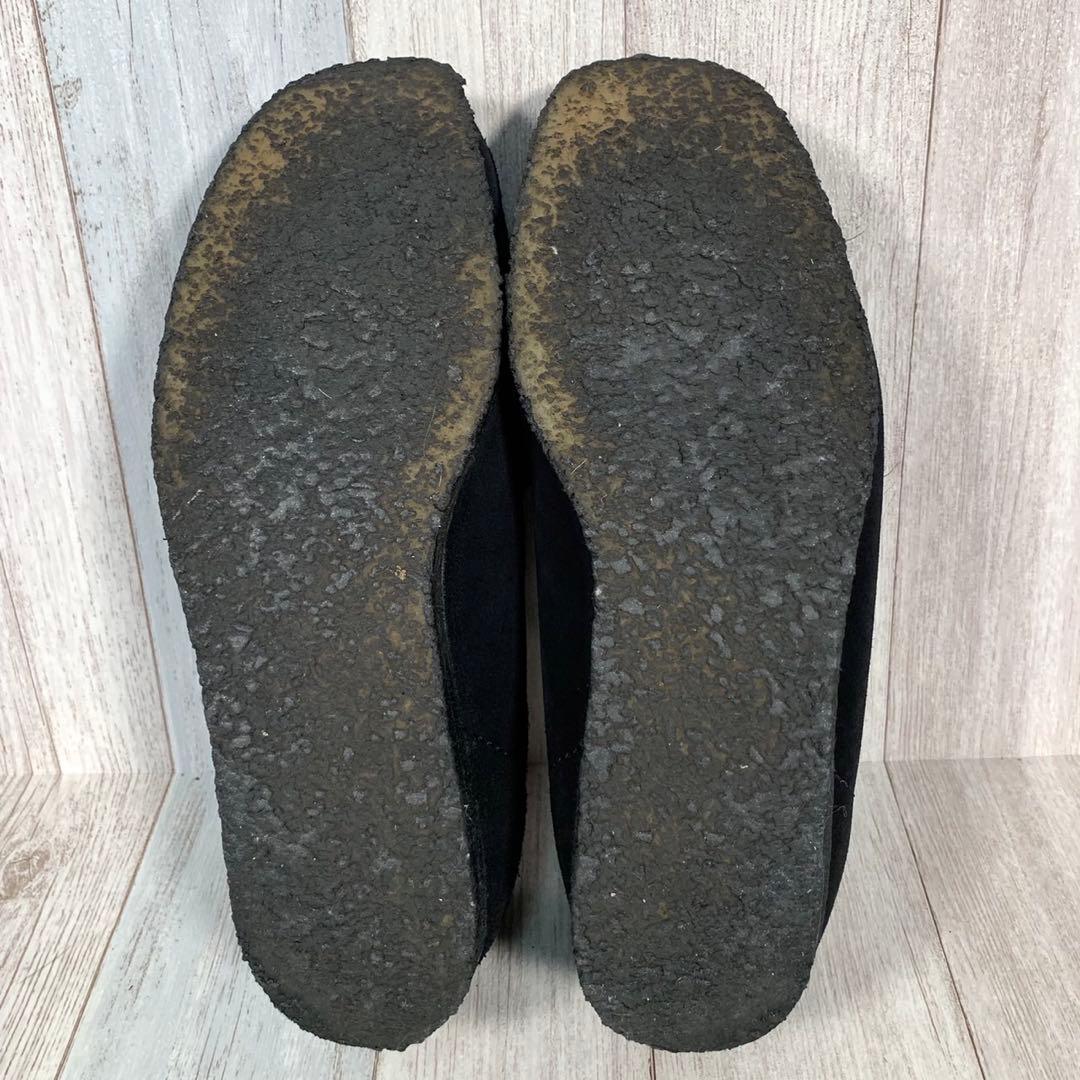 ✨人気✨クラークス CLARKS ワラビー【24.5】ブラック スエード
