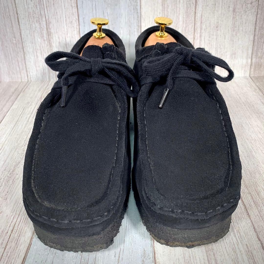 ✨人気✨クラークス CLARKS ワラビー【24.5】ブラック スエード