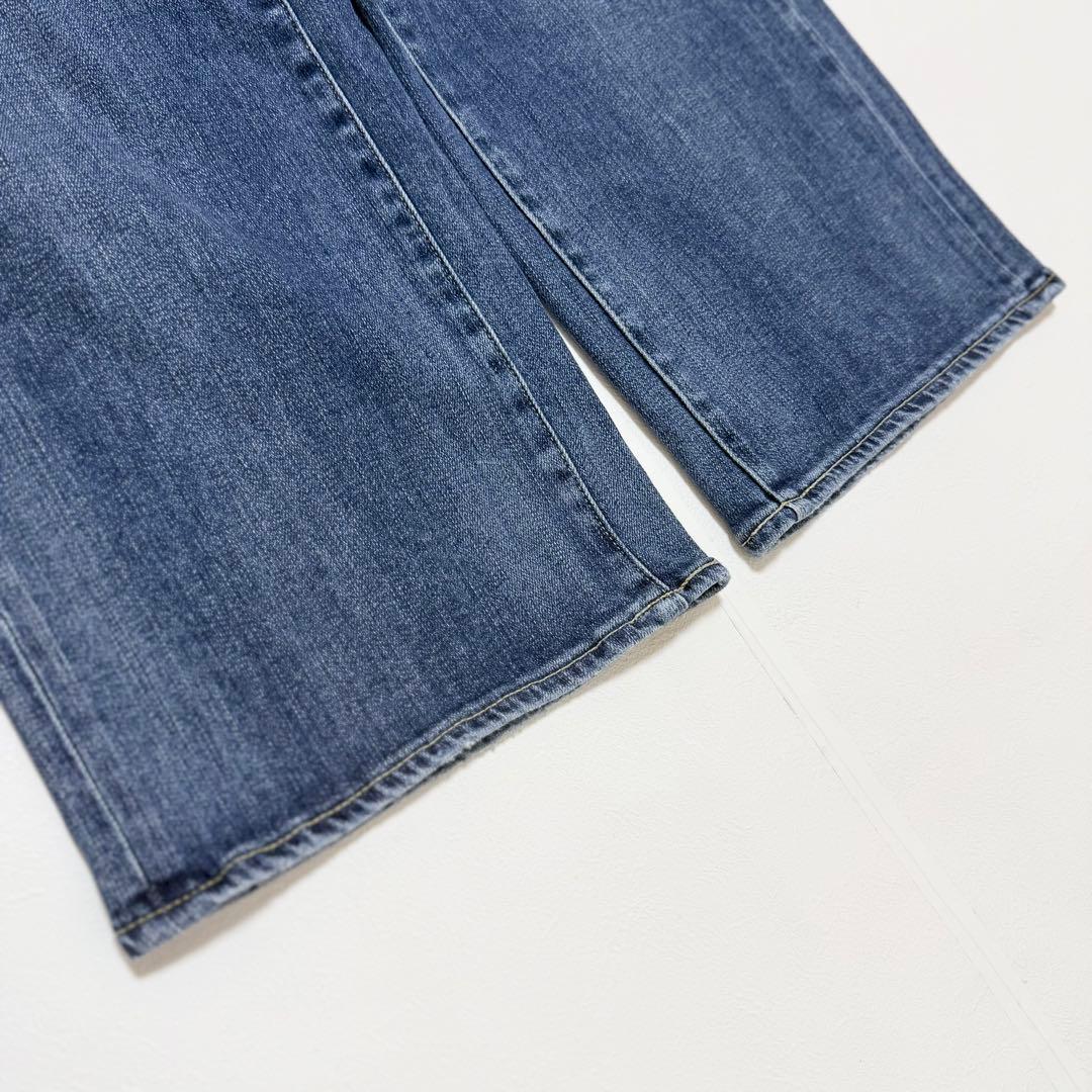 美品　RED CARD　35th Anniv. Wide　ワイドデニム　22