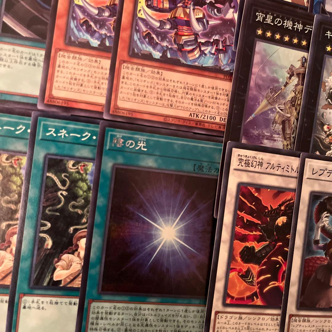 遊戯王　溟界　レプティレス　デッキ　EX15
