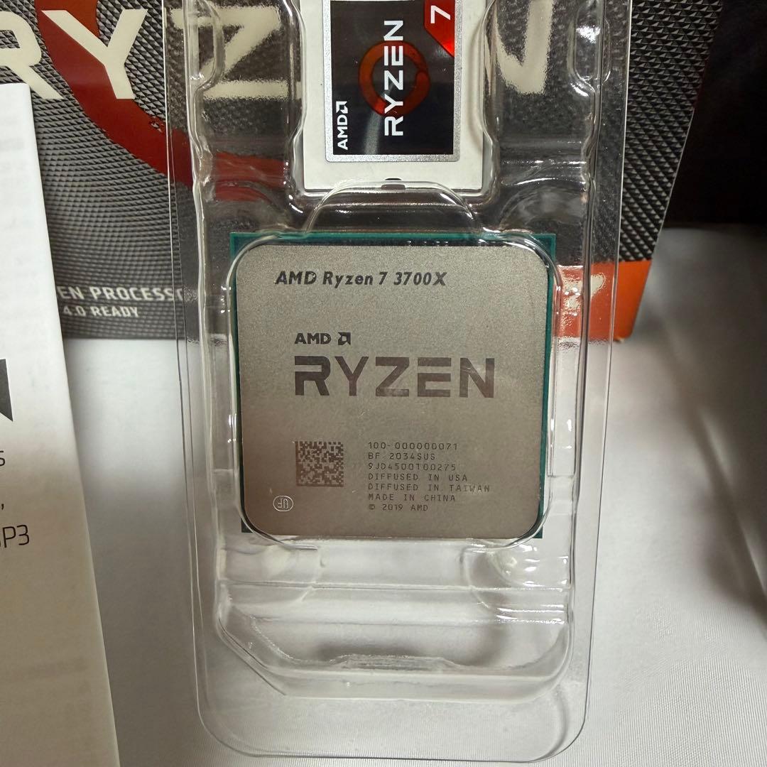 【正規品】Ryzen 7 3700X 純正クーラー付き