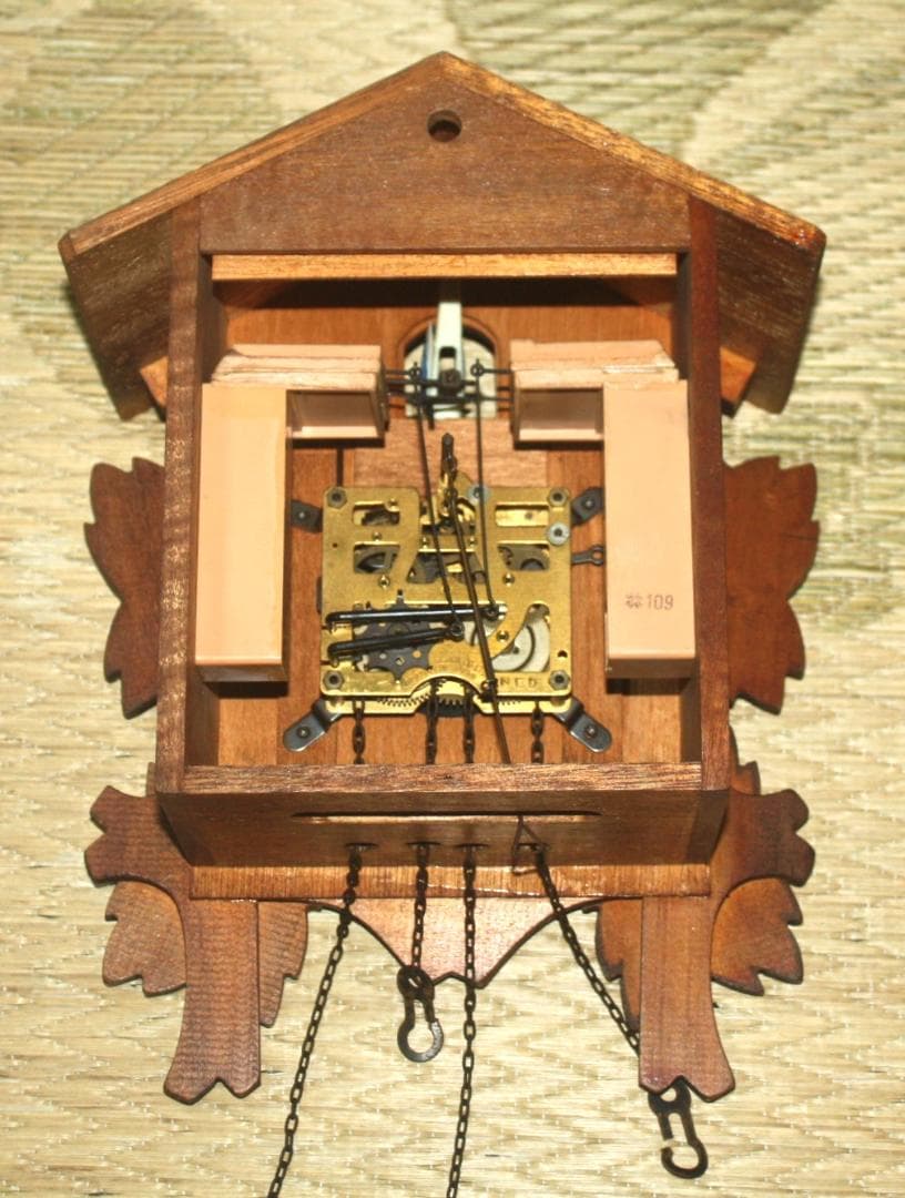 可動品 TEZUKA CLOCK poppo 鳩時計 分銅式 #103 掛時計