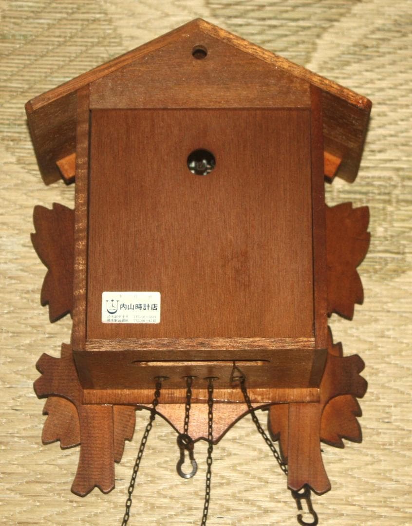 可動品 TEZUKA CLOCK poppo 鳩時計 分銅式 #103 掛時計
