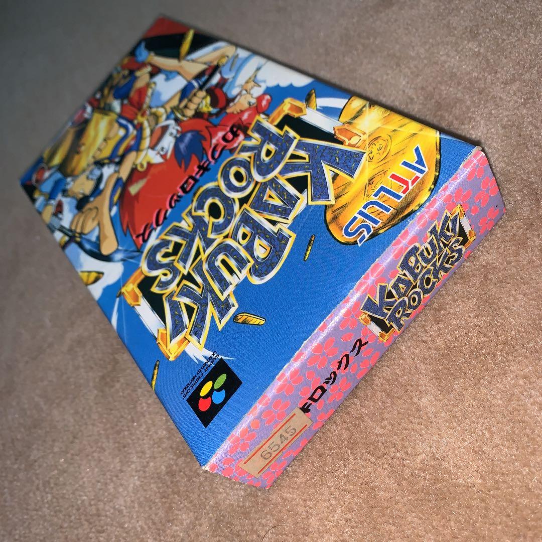 r*i様 【起動確認済み】【美品】カブキロックス　 スーパーファミコン