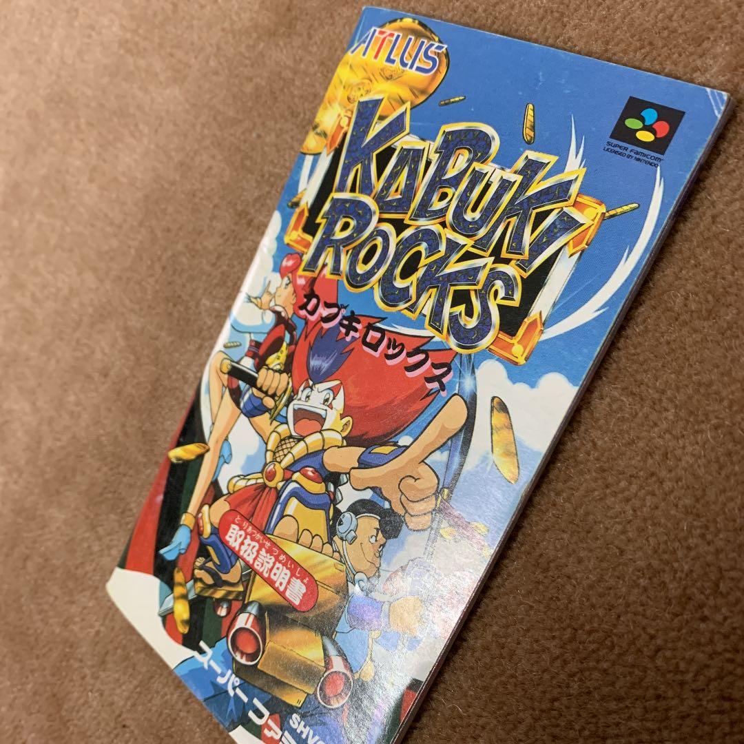 r*i様 【起動確認済み】【美品】カブキロックス　 スーパーファミコン