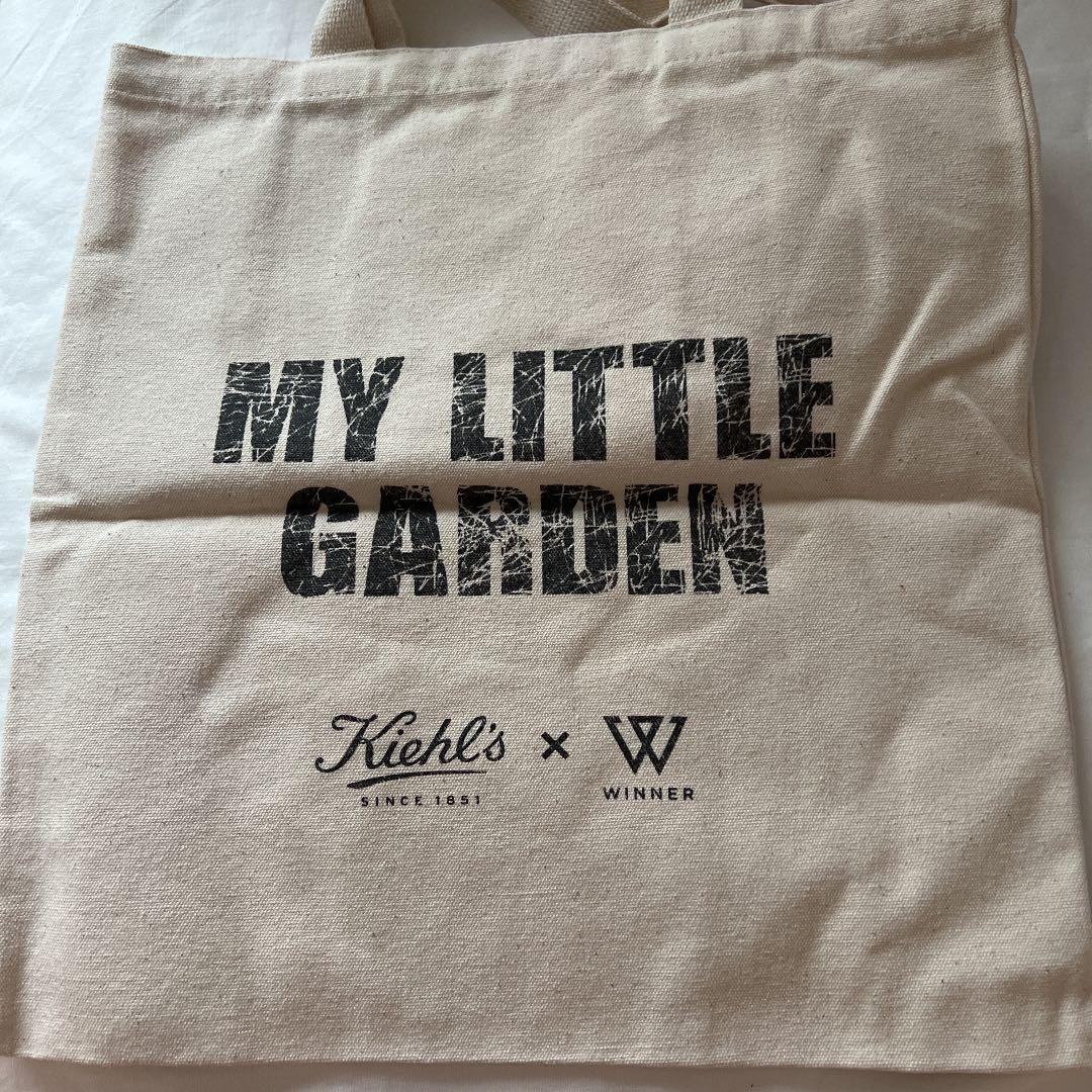 WINNER KIEHL’S  コラボエコバッグ トートバッグ ホワイト