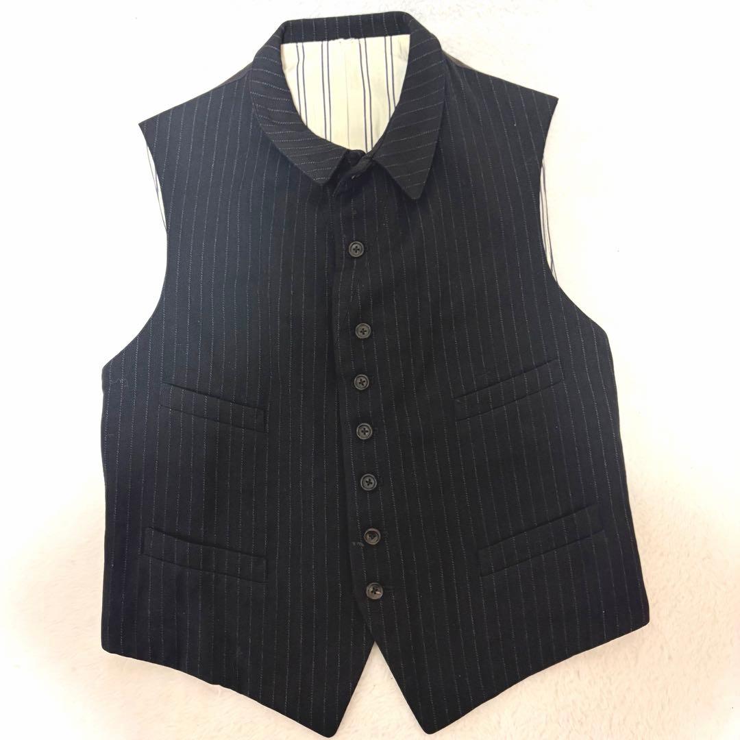 【Y's for men】YOHJI YAMAMOTO ベスト　赤タグ　 L