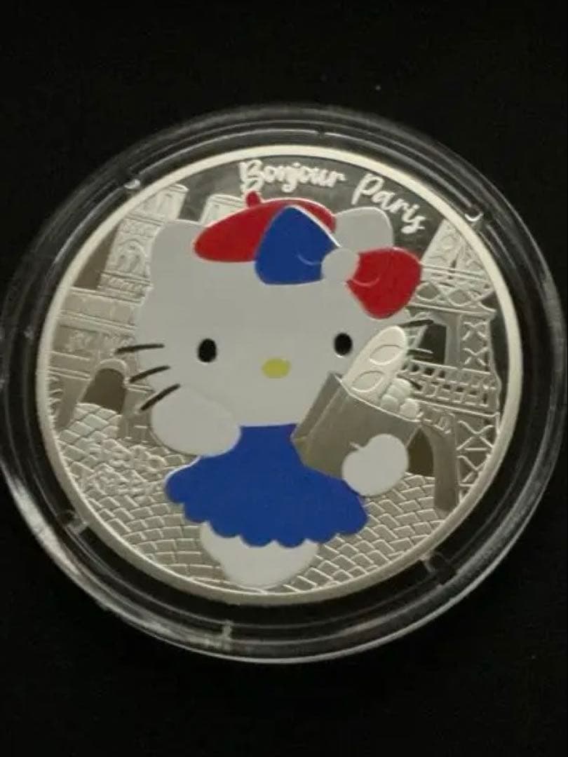 【5000枚限定】ハローキティ 50周年記念 銀貨 2024年 フランス パリ