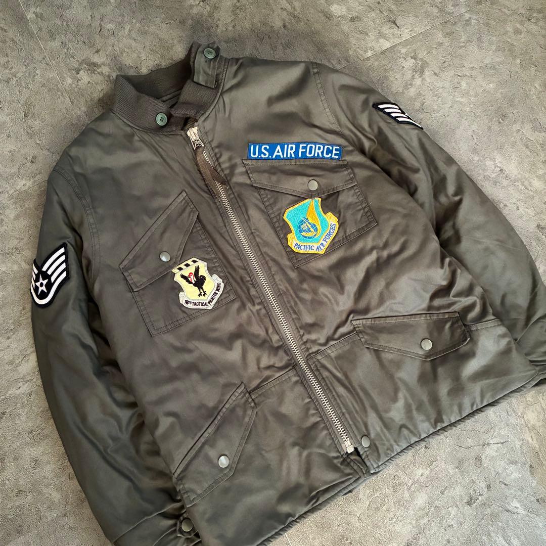 U.S.AIR FORCE フライトジャケット CWU-7/Pアメカジ カーキ