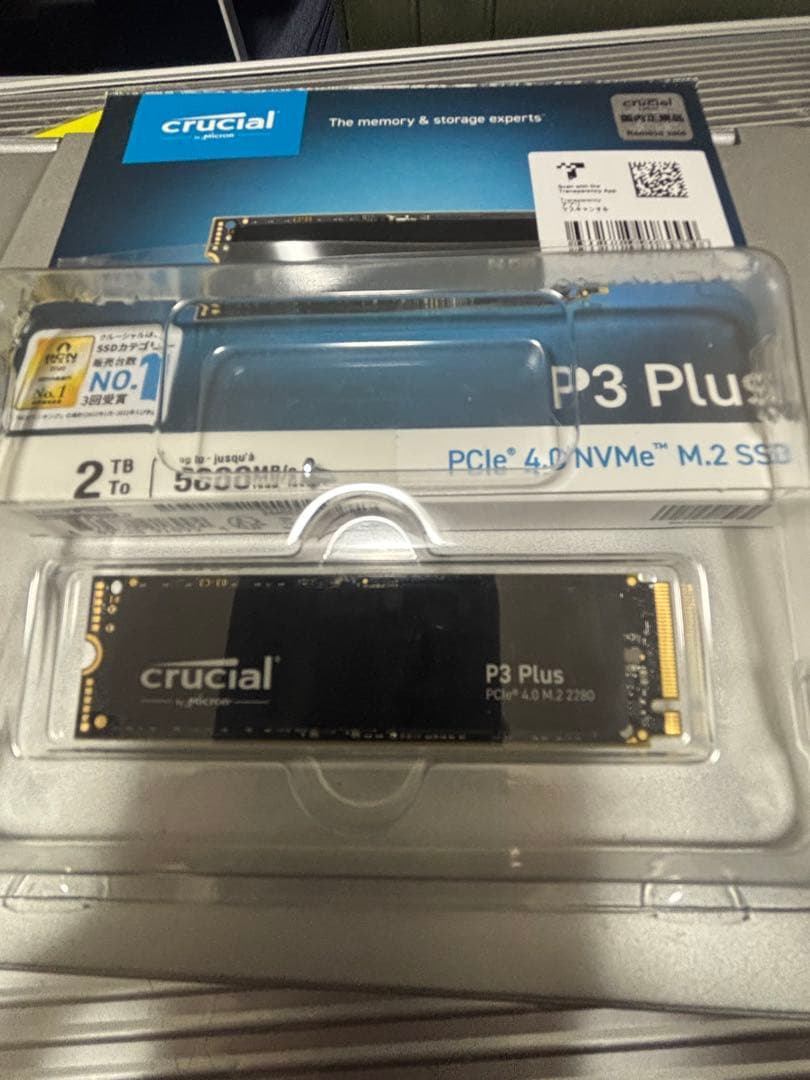 Crucial P3 Plus M.2 2280 2TB SSD 中古