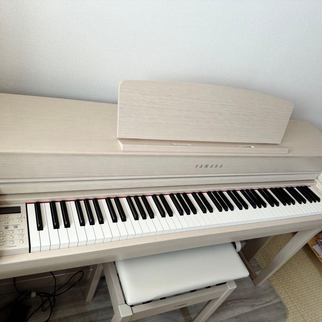 プ*こ様 YAMAHA クラビノーバ 電子ピアノ CLP-745WA マット付