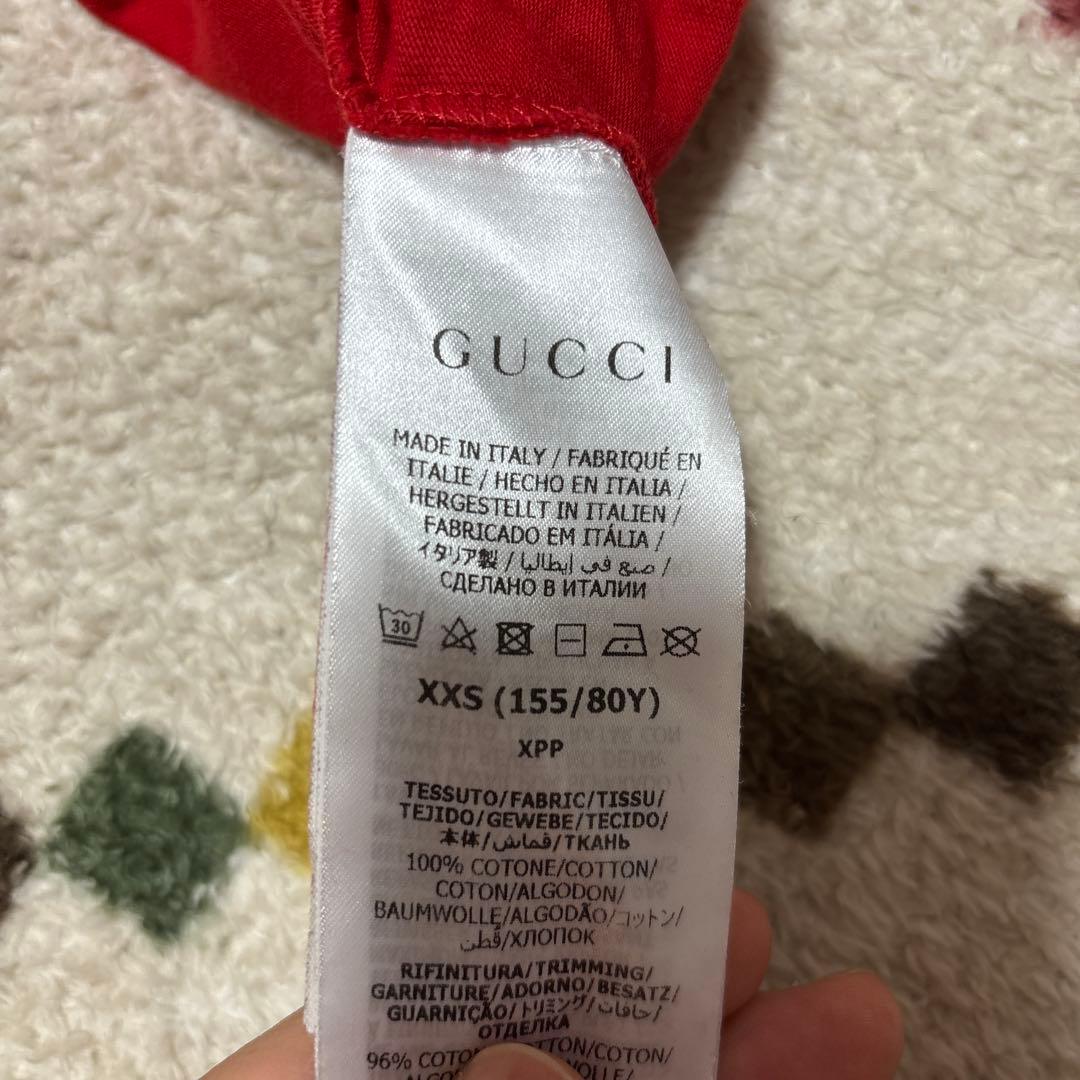 GUCCI adidas コラボ　赤　長袖ワンピース