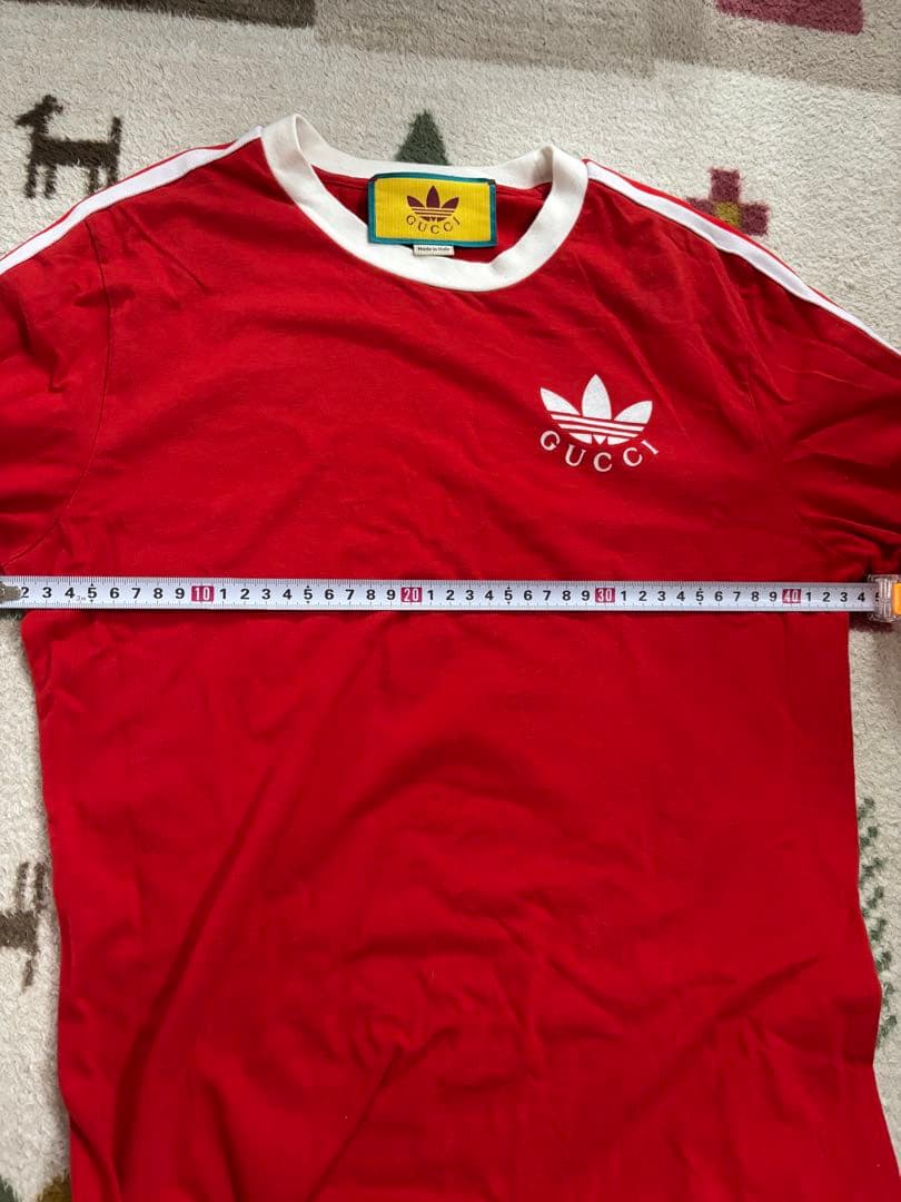 GUCCI adidas コラボ　赤　長袖ワンピース