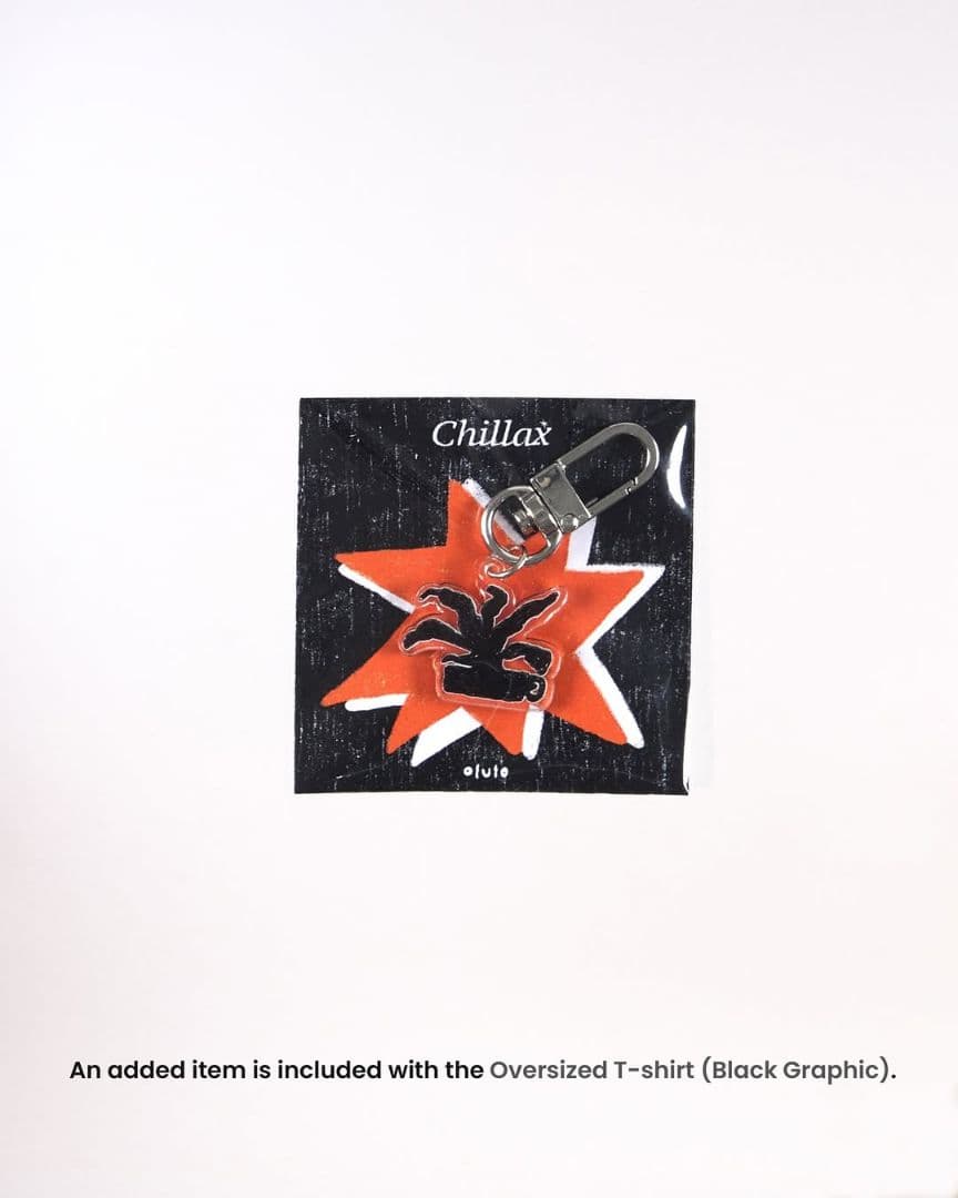 olulo Chillax オーバーサイズTシャツ & アクリルキーホルダー