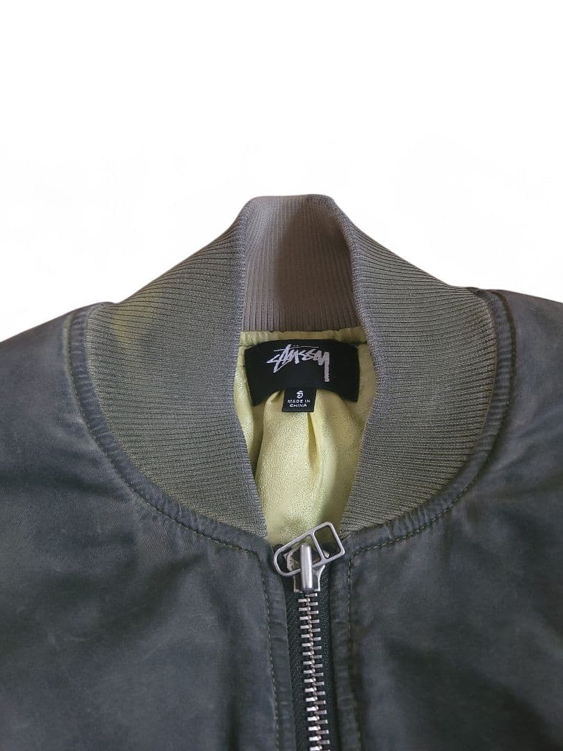 00s OLD STUSSY MA-1 ガーメントダイ ボンバージャケット
