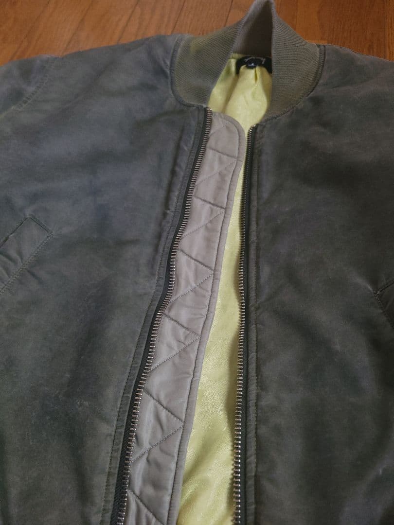 00s OLD STUSSY MA-1 ガーメントダイ ボンバージャケット