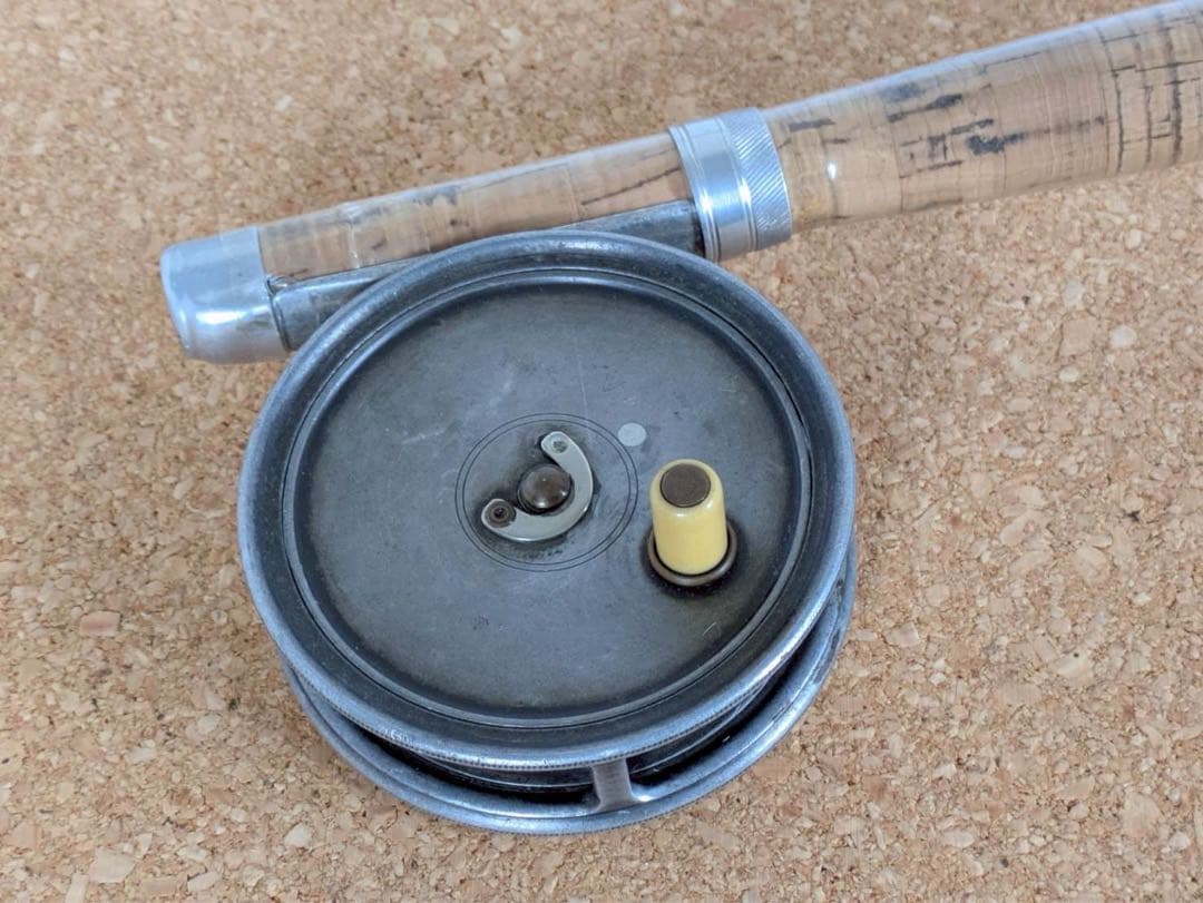 リール Hardy Reel Pat. Uniqua Reel size 3 3/8