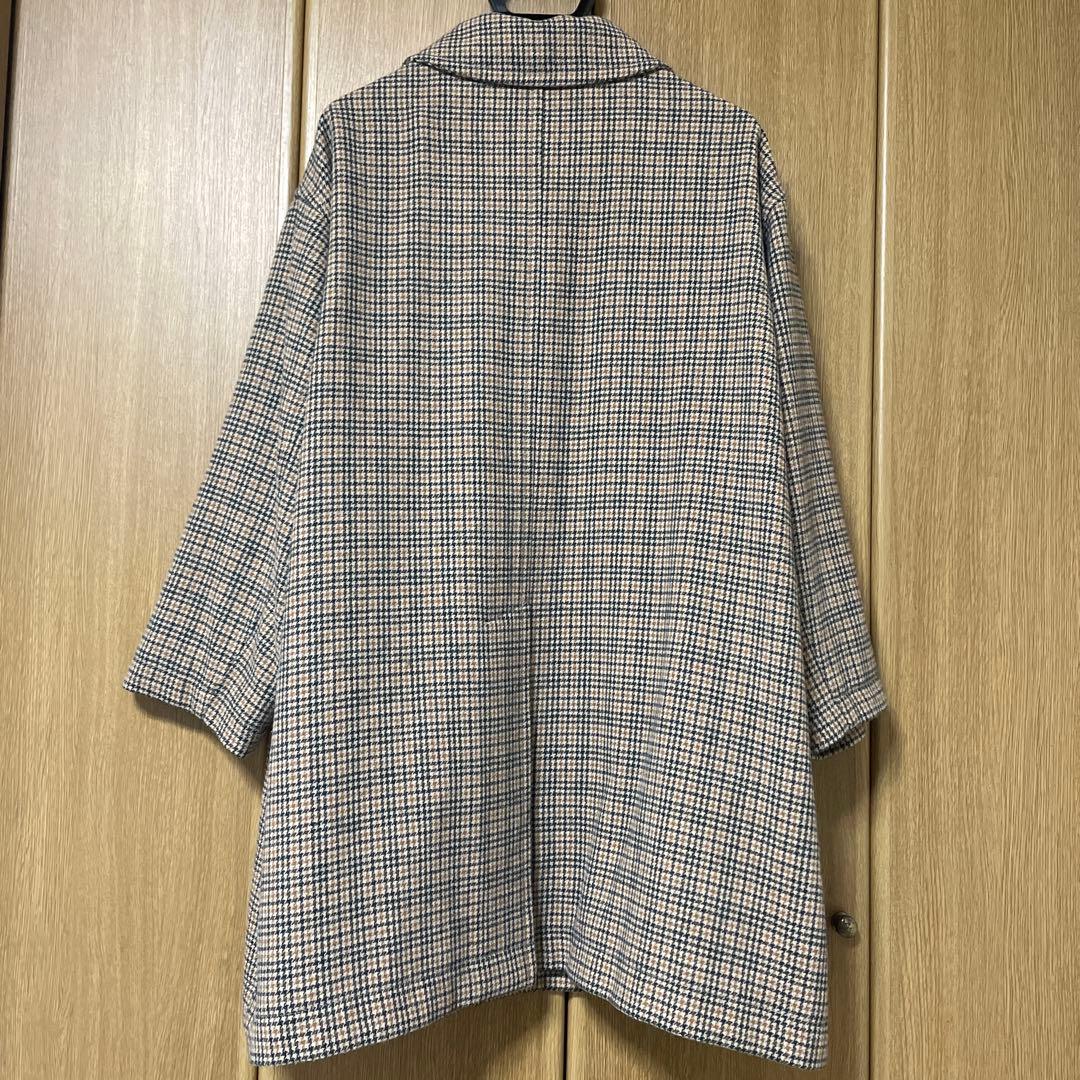 beams boy チェック コート
