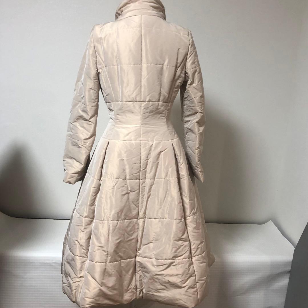 フォクシー　中綿コート　FOXEYロングコート　ベージュ