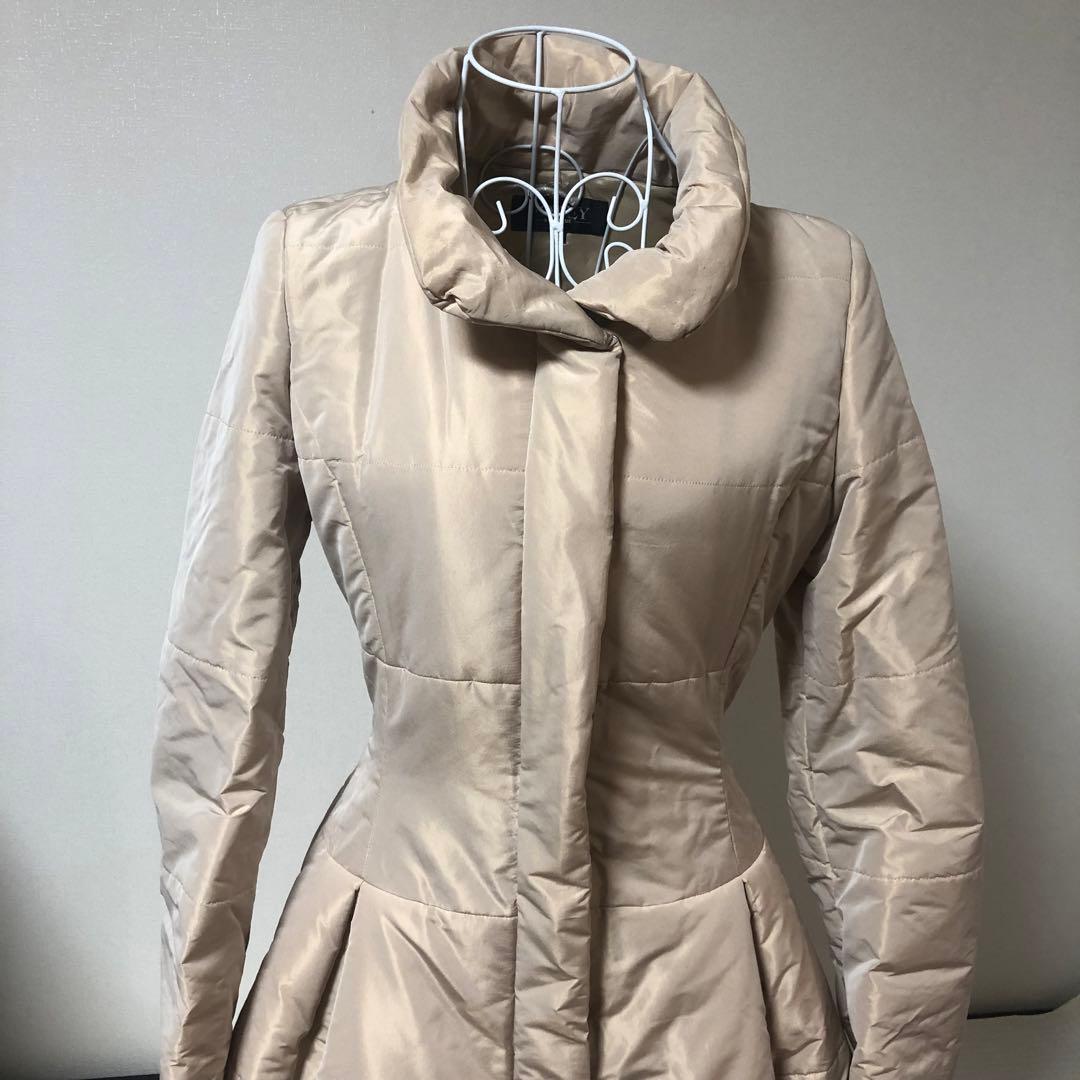 フォクシー　中綿コート　FOXEYロングコート　ベージュ