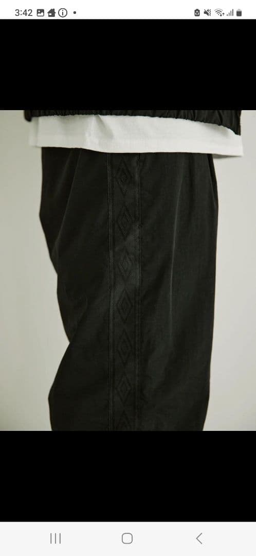 19so × UMBRO ナイロンパンツ