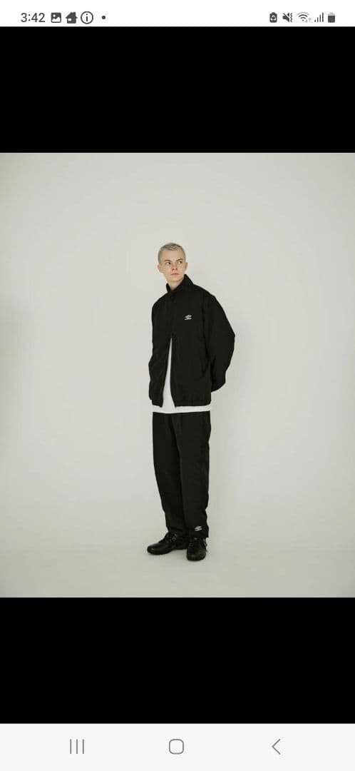 19so × UMBRO ナイロンパンツ