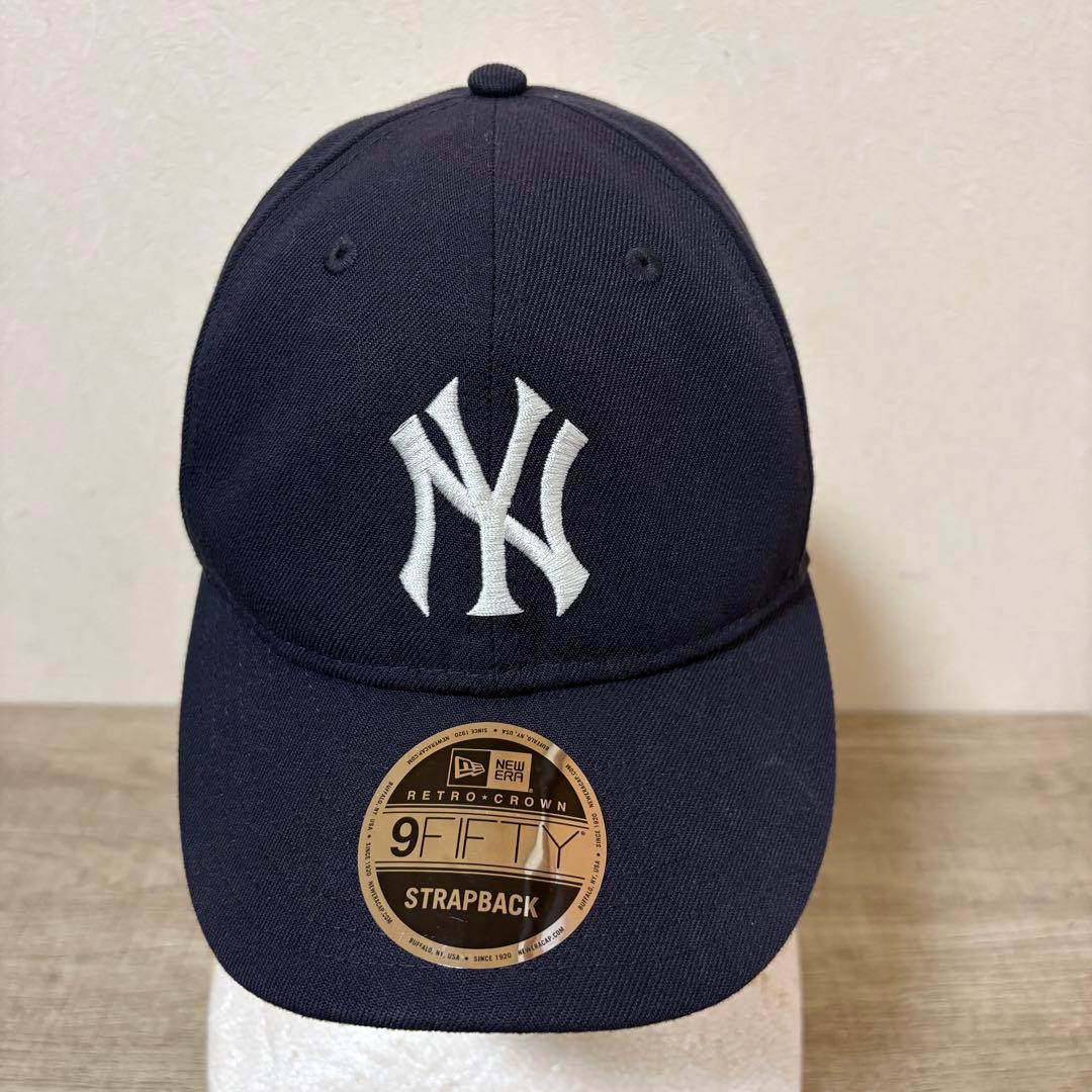 NEW ERA ヤンキース ロゴ Retro Crown 9FIFTY ブラック