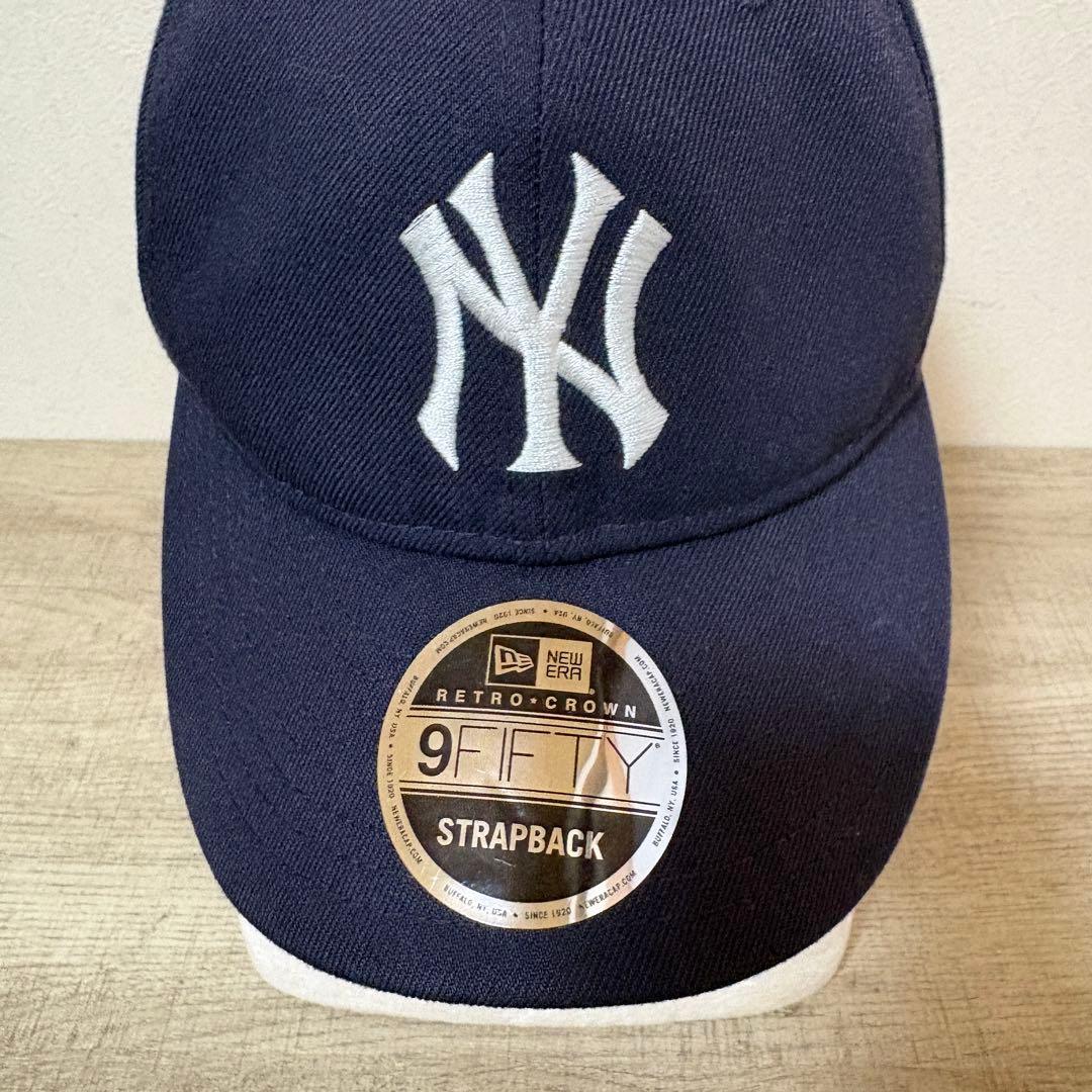 NEW ERA ヤンキース ロゴ Retro Crown 9FIFTY ブラック