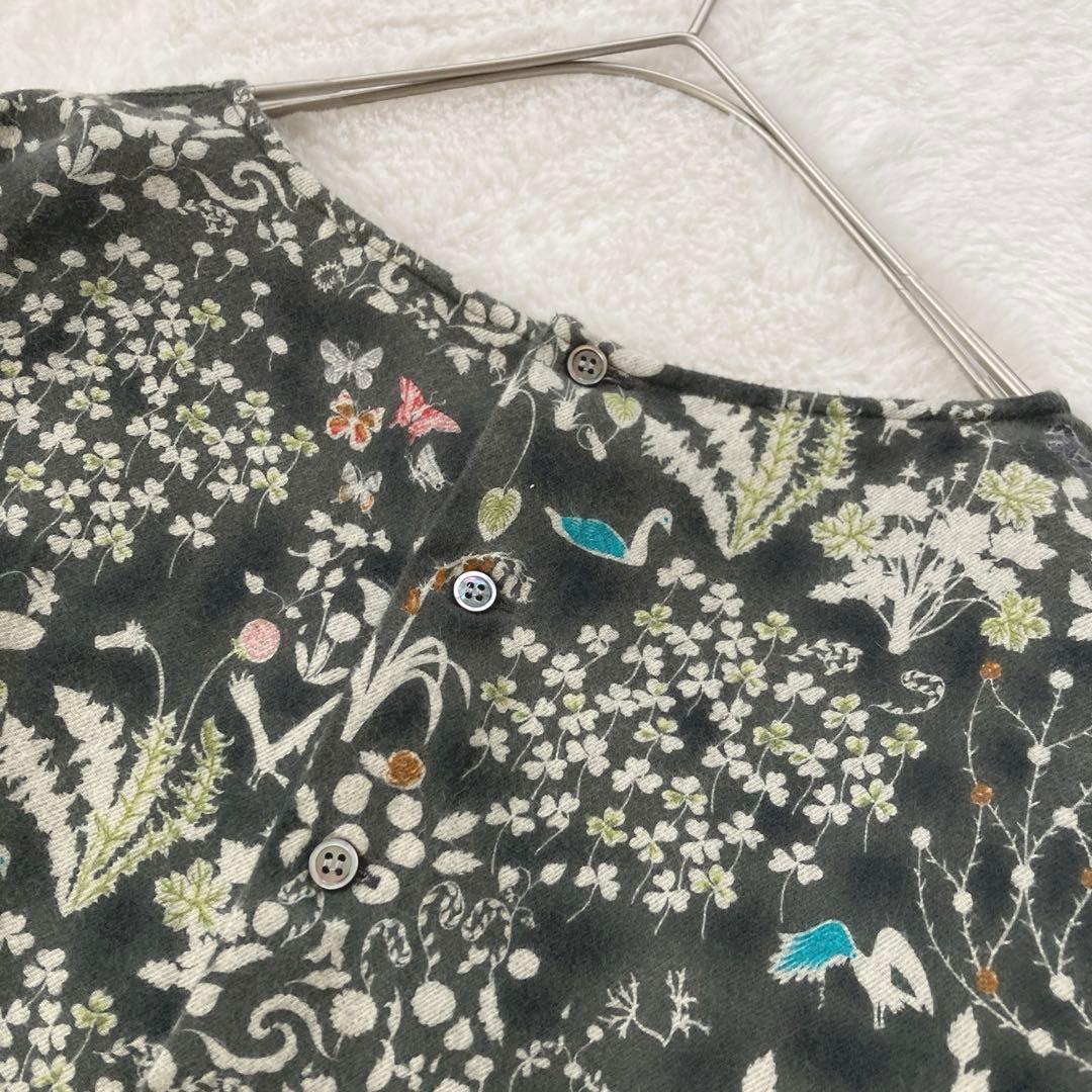 希少☆Parkes × LIBERTYヨシエ　エアリーコットンワンピース　M