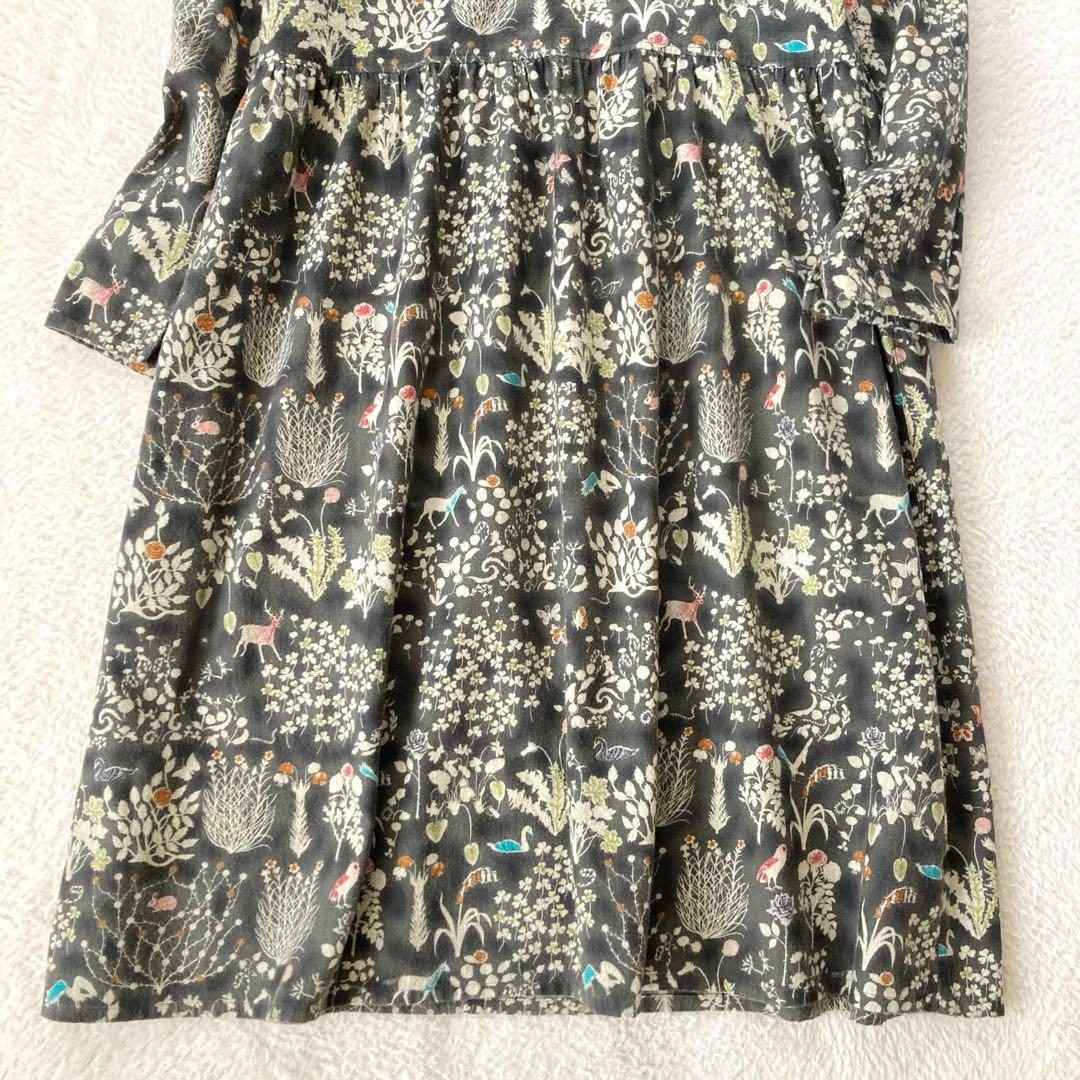 希少☆Parkes × LIBERTYヨシエ　エアリーコットンワンピース　M
