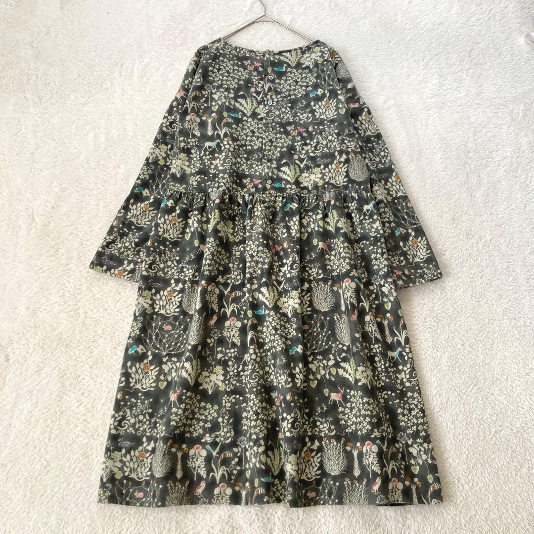 希少☆Parkes × LIBERTYヨシエ　エアリーコットンワンピース　M
