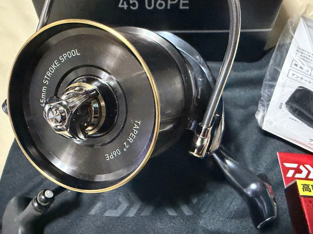 【美品】ダイワ21サーフベーシア45 06PE & PEライン0.6号×250m