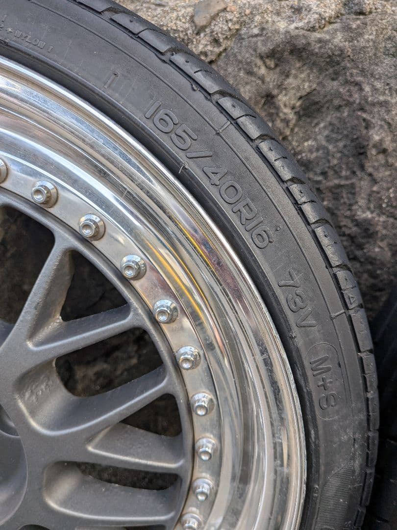ワークマイスターM1 16インチ　ホイールセット（F6j R6.5j）