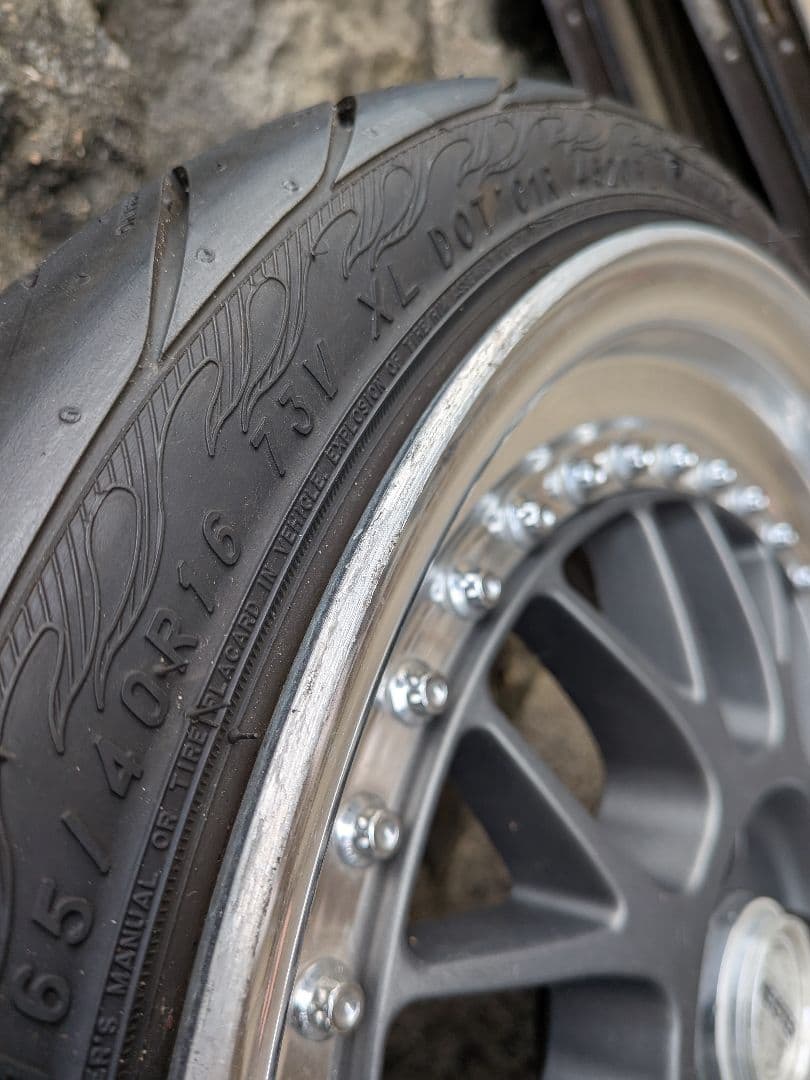 ワークマイスターM1 16インチ　ホイールセット（F6j R6.5j）